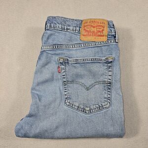 Levi's 541 Jeans Men's Size 36x34 Athletic Taper Style Distressed Blue Denim